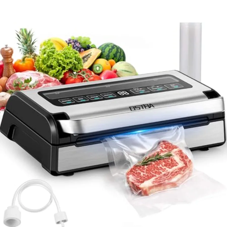 180W Vacuum Sealer Machine 12-in-1 Double Pump Food Saver with Built-in Cutter Bag Storage Easy-Lock Handle Dry Moist Marinate
180W Vacuum Sealer Machine 12-in-1 Double Pump Food Saver with Built-in Cutter Bag Storage Easy-Lock Handle Dry Moist Marinate