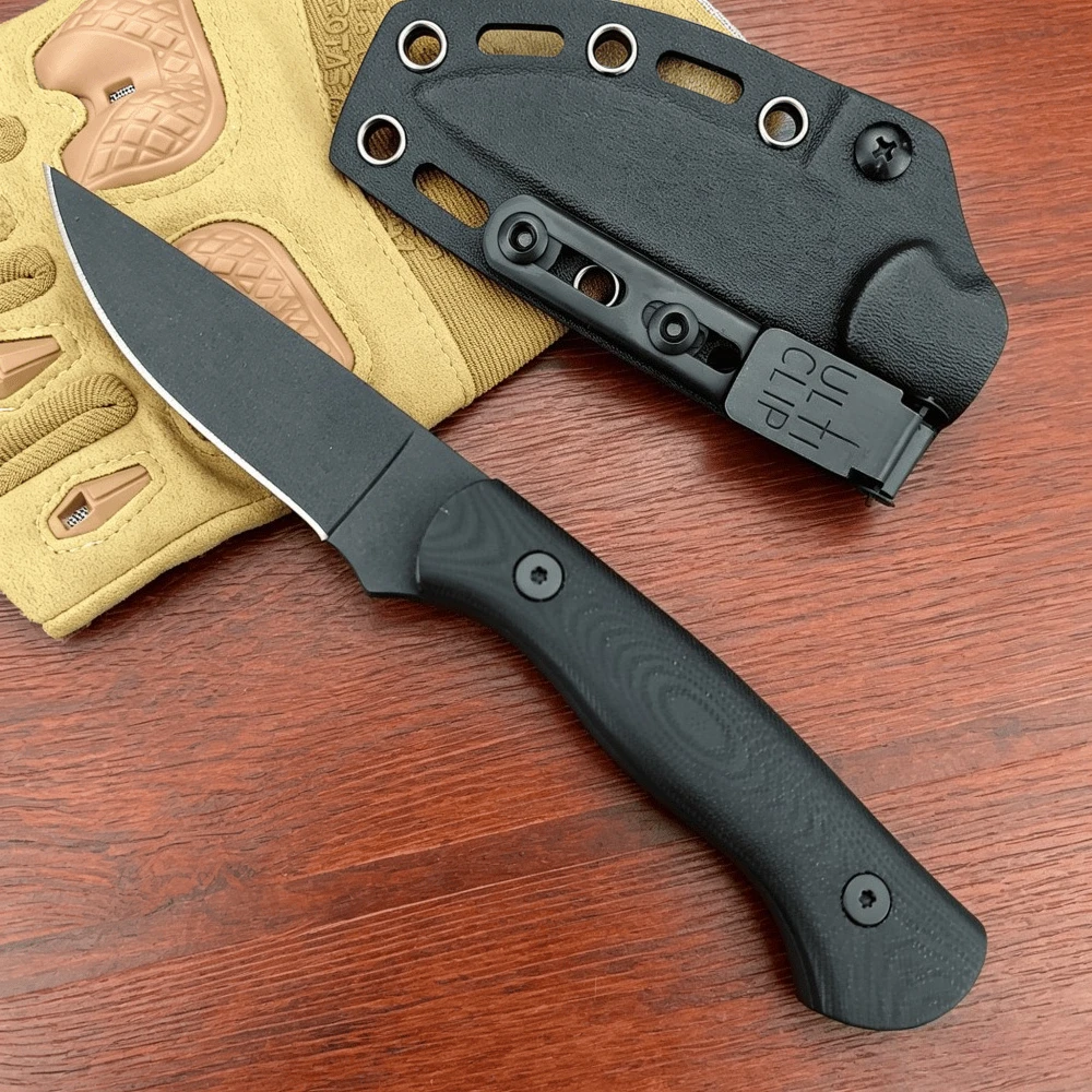 High-quality EDC G10 Handle Straight Knife Outdoor Camping Essential Knives Pocket Fishing Tools with K Sheath Festival Gifts
High-quality EDC G10 Handle Straight Knife Outdoor Camping Essential Knives Pocket Fishing Tools with K Sheath Festival Gifts