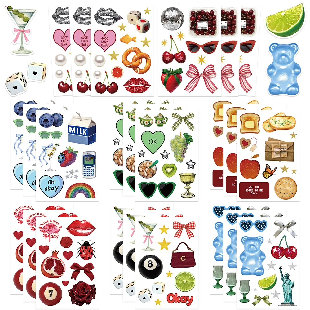 8/16/32Sheets Happy Hour DIY Puzzle Stickers Decals For Phone Laptop Scrapbook Cartoon Aesthetic Stickers Creative Toys Gifts
8/16/32Sheets Happy Hour DIY Puzzle Stickers Decals For Phone Laptop Scrapbook Cartoon Aesthetic Stickers Creative Toys Gifts