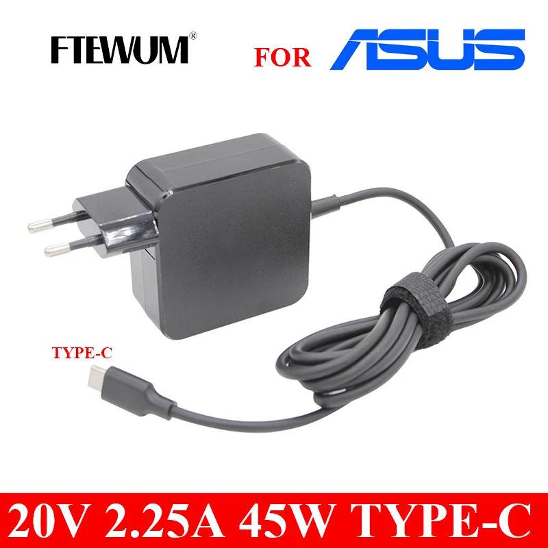 20V 2.25A 45W EU Power Laptop Adapter AC Adapter Charger For ASUS Zenbook 3 Tablet Type C Power Supplies
20V 2.25A 45W EU Power Laptop Adapter AC Adapter Charger For ASUS Zenbook 3 Tablet Type C Power Supplies