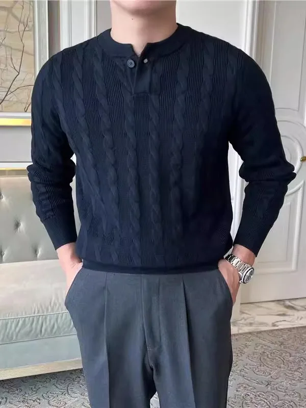 Мужской трикотажный свитер с воротником Генри, цветной повседневный длинный свеч, базовый слой, топ, модный универсальный осенне-зимний новый Arr...
Мужской трикотажный свитер с воротником Генри, цветной повседневный длинный свеч, базовый слой, топ, модный универсальный осенне-зимний новый Arr...