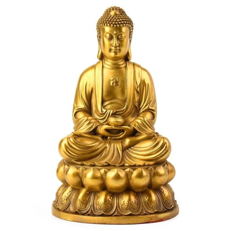 Factory Direct Sale Brass Sakyamuni Buddha Statue Ornament Great Sun Tathagata Buddha Hall Home Craft Gift
Factory Direct Sale Brass Sakyamuni Buddha Statue Ornament Great Sun Tathagata Buddha Hall Home Craft Gift