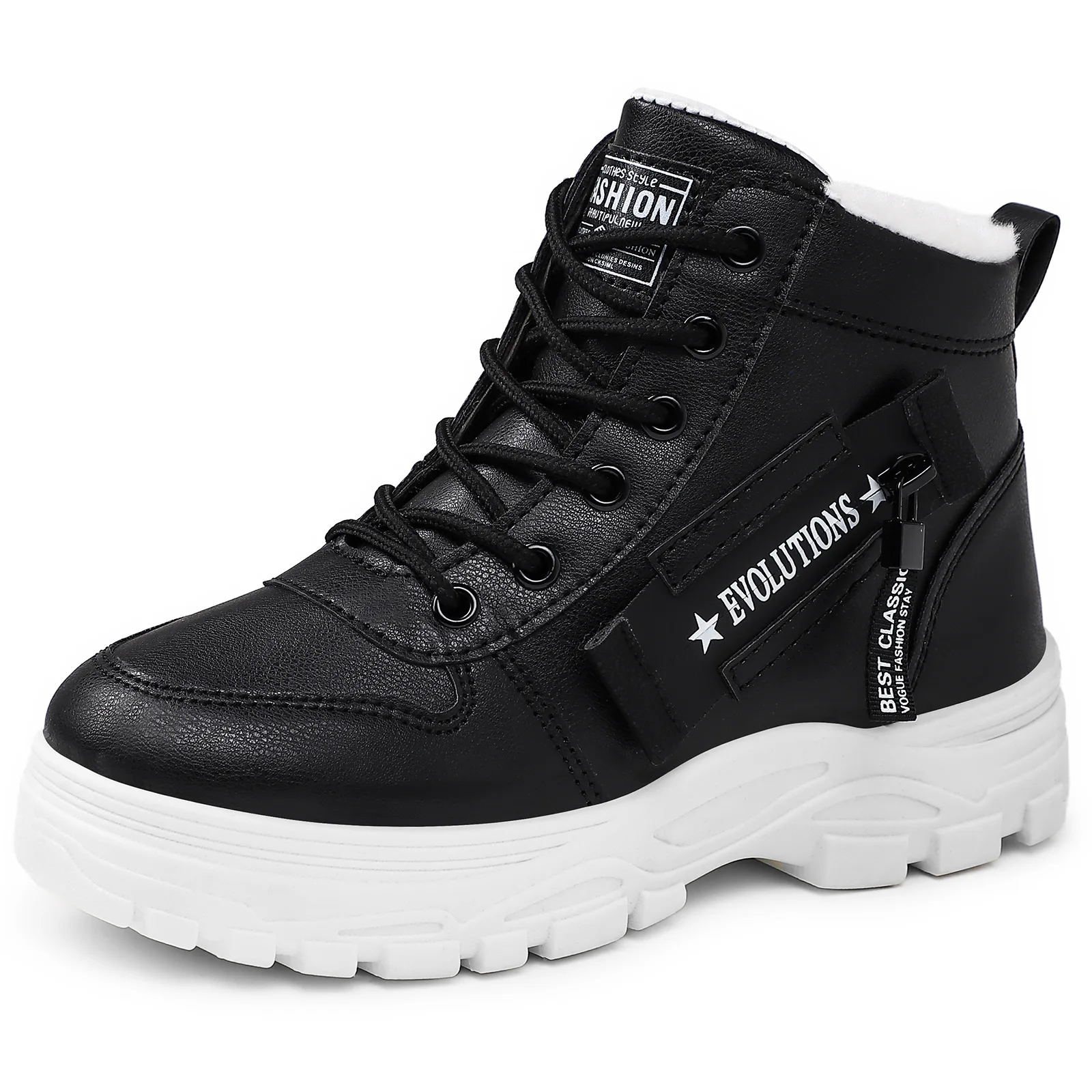 Height-increasing Cotton Boots Plus-size Fashionable Cotton Boots Thick-soled Height-increasing Boots Cold-proof and Warm Shoes
Height-increasing Cotton Boots Plus-size Fashionable Cotton Boots Thick-soled Height-increasing Boots Cold-proof and Warm Shoes