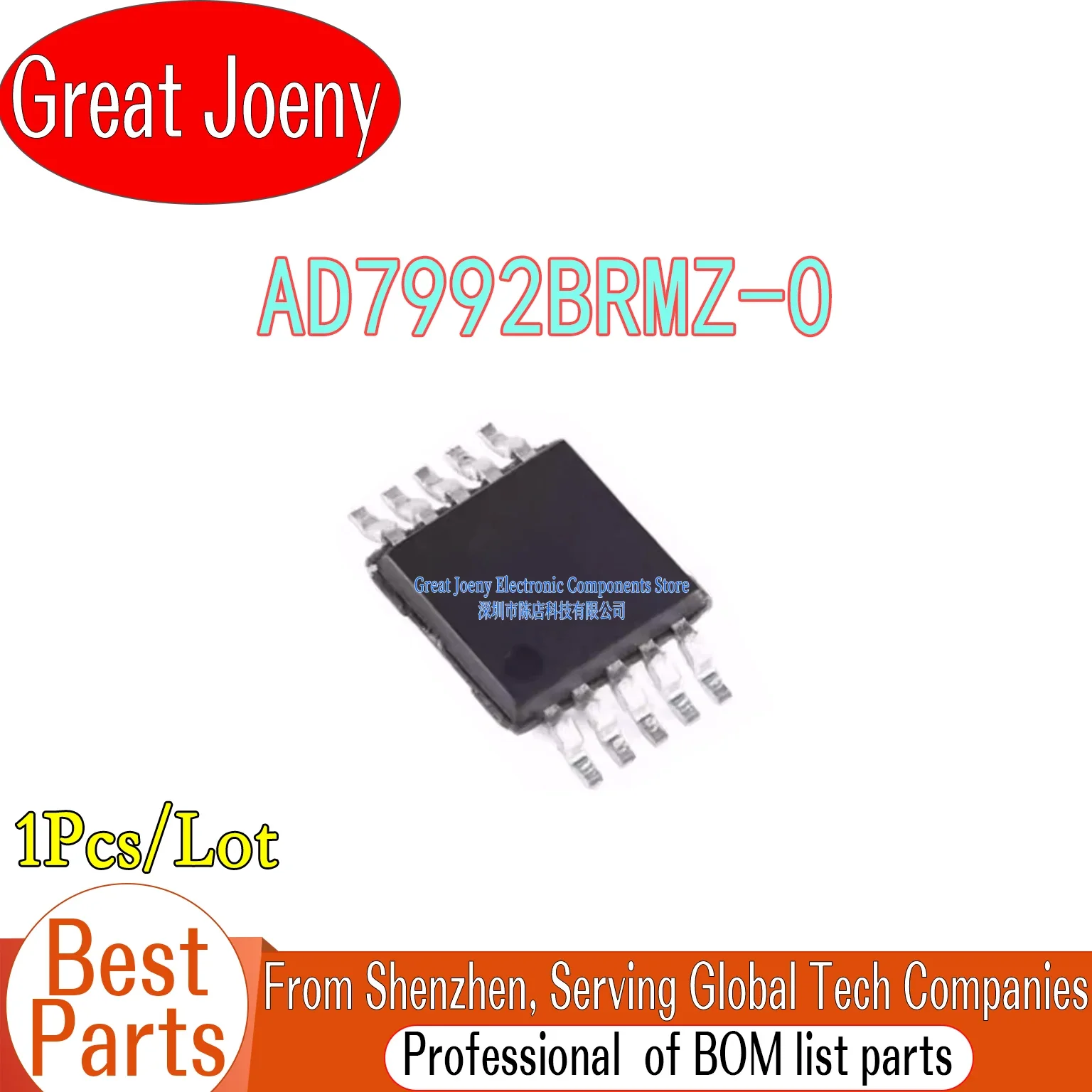 100% New Original C2Q AD7992BRMZ-0 AD7992BRMZ IC Chipset Bulk Best Price MSOP-10
100% New Original C2Q AD7992BRMZ-0 AD7992BRMZ IC Chipset Bulk Best Price MSOP-10