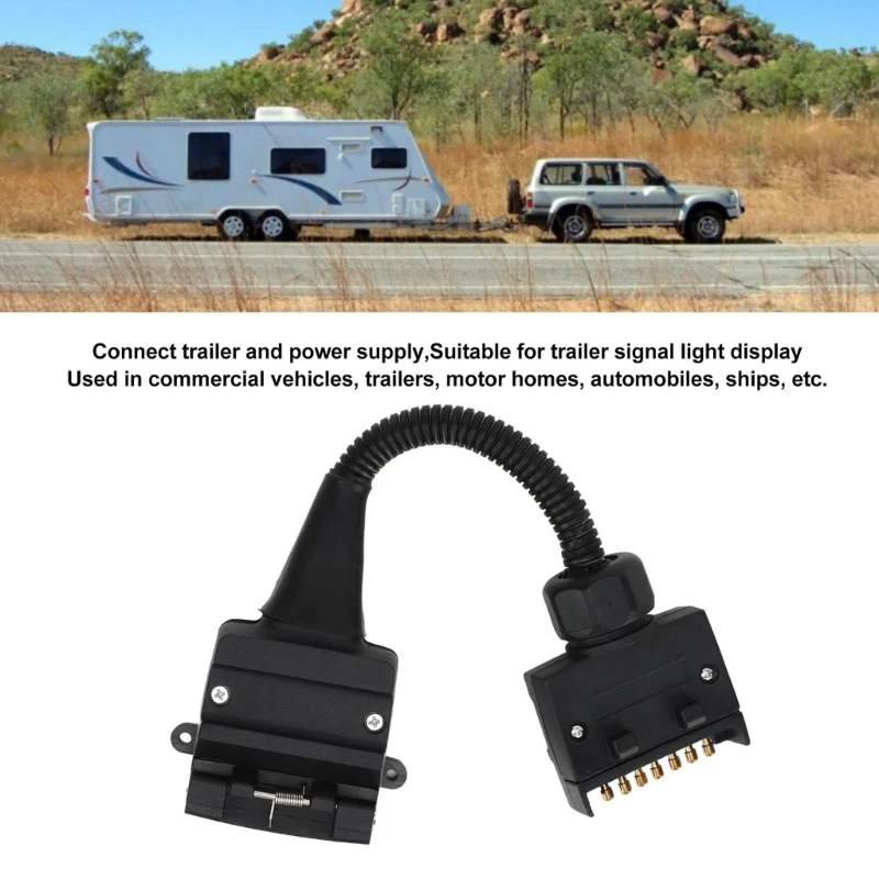 D0UC Quick Connection 7 Pin To 12 Pin Vehicle Adapter Helical Cable For Caravans Car
D0UC Quick Connection 7 Pin To 12 Pin Vehicle Adapter Helical Cable For Caravans Car