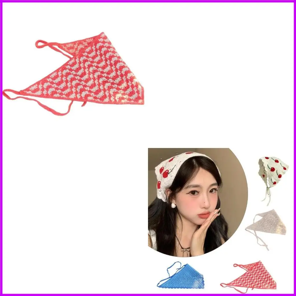 Fashionable Knitted Hair Scarf Triangular Headband for Various Hairstyles
Fashionable Knitted Hair Scarf Triangular Headband for Various Hairstyles