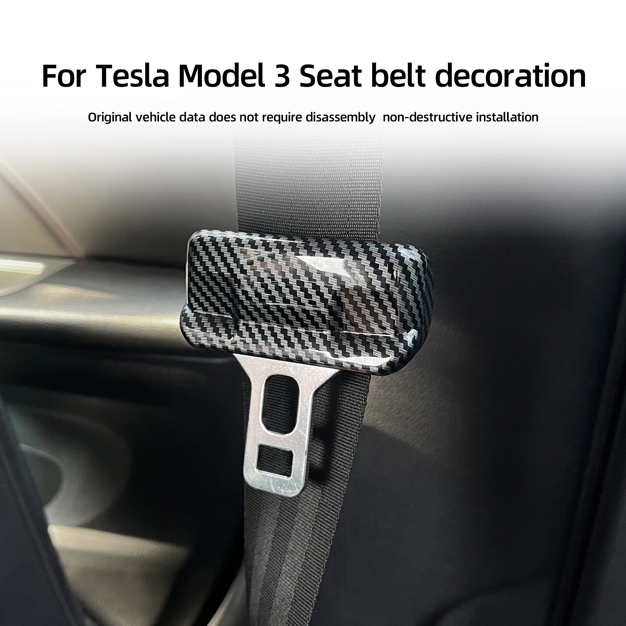 Украшение пряжки ремня безопасности для Tesla Model 3, имитация углеродного волокна, материал ABS, модификация интерьера
Украшение пряжки ремня безопасности для Tesla Model 3, имитация углеродного волокна, материал ABS, модификация интерьера