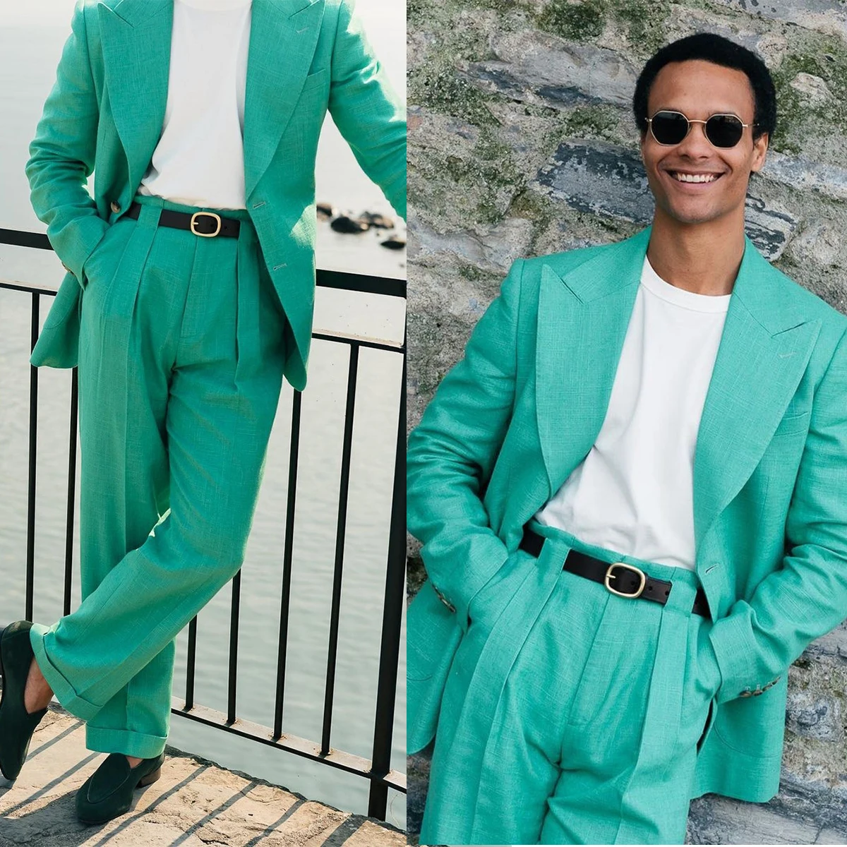 New Fashion Men Suit For Wedding Peaked Lapel Groom Wear Slim Fit Tuxedos Custom Made 2 Pcs Jacket Pants Terno Masculino
New Fashion Men Suit For Wedding Peaked Lapel Groom Wear Slim Fit Tuxedos Custom Made 2 Pcs Jacket Pants Terno Masculino