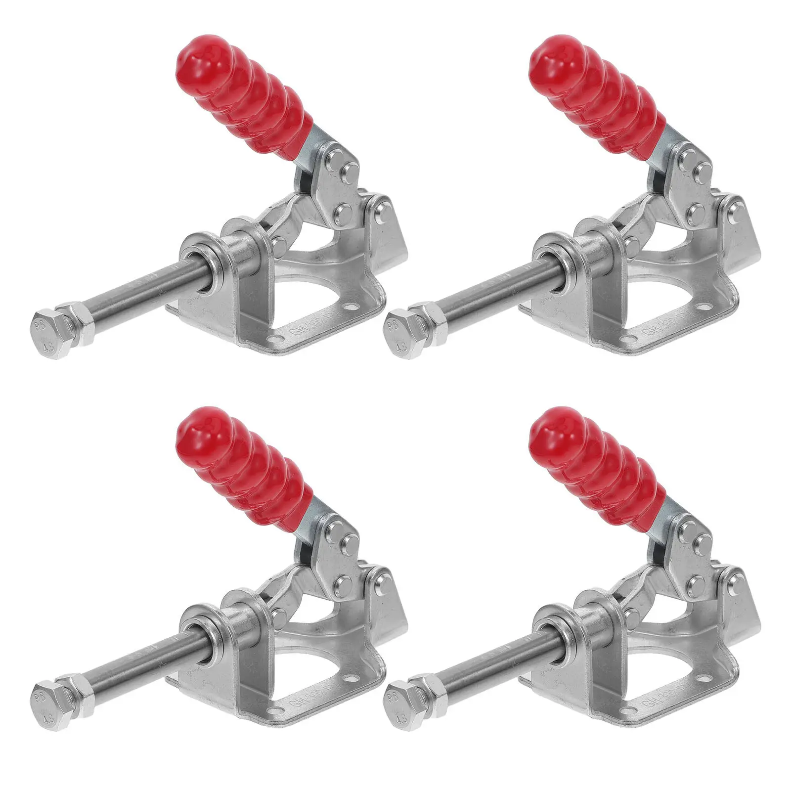 4Pcs Push Pull Toggle Clamp Adjustable Quick Release Hold Down Clamp for Woodworking Welding Mold Making Electronic Assembly
4Pcs Push Pull Toggle Clamp Adjustable Quick Release Hold Down Clamp for Woodworking Welding Mold Making Electronic Assembly