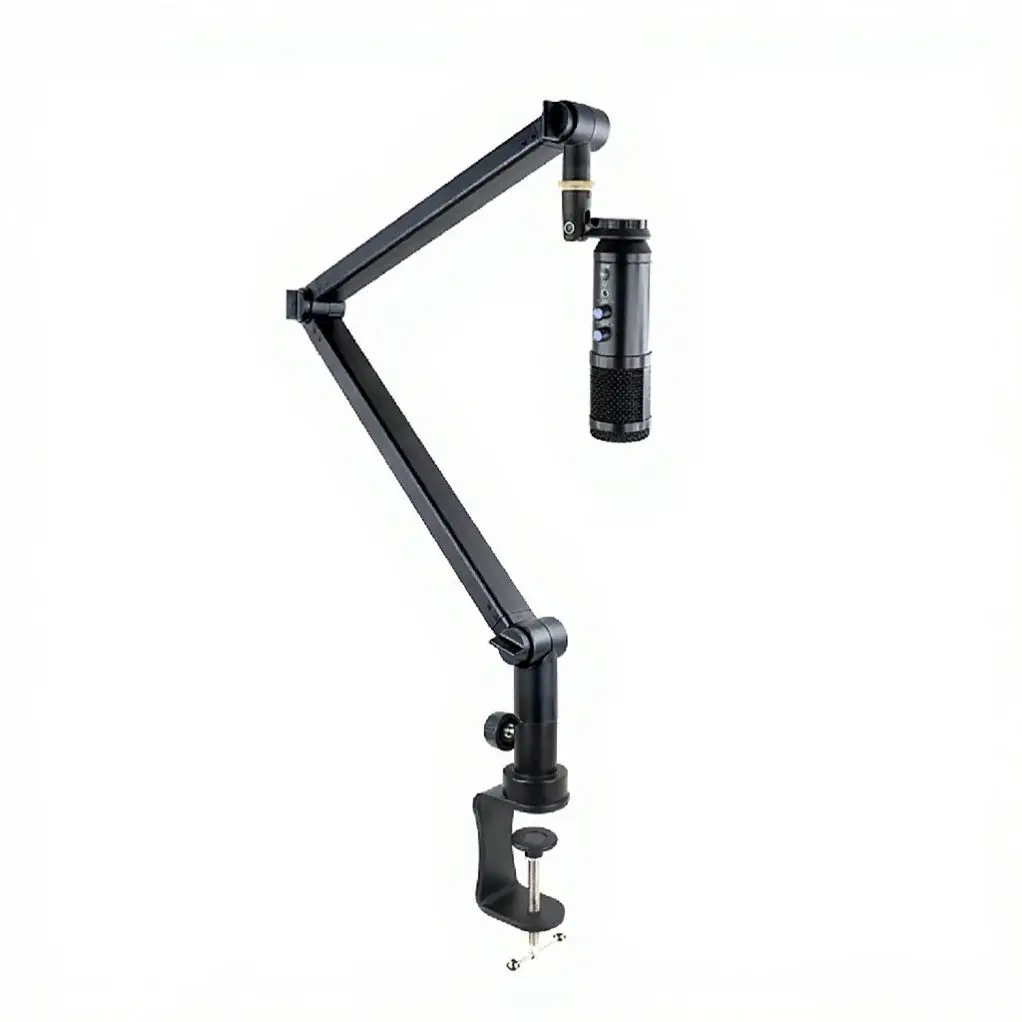 GAZ-45 Desk Folding Aluminum Alloy Springless Cantilever Microphone Scissors Arm Cable Concealed Microphone Stand Microphone
GAZ-45 Desk Folding Aluminum Alloy Springless Cantilever Microphone Scissors Arm Cable Concealed Microphone Stand Microphone