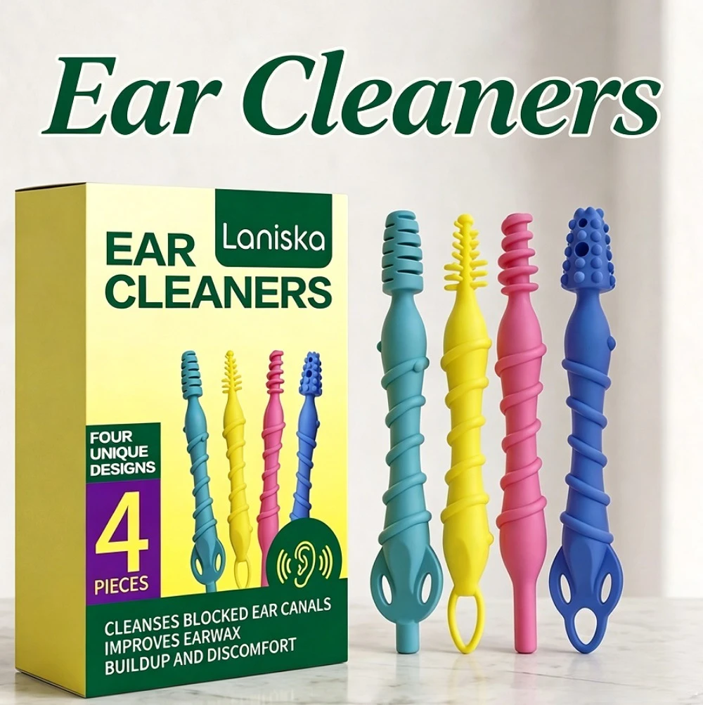 4 Styles Silicone Ear Pick Tools, Soft Spiral Ear Cleaners, Gentle & Safe Daily Ear Care Kit, Reusable Ear Wax Removal Sticks
4 Styles Silicone Ear Pick Tools, Soft Spiral Ear Cleaners, Gentle & Safe Daily Ear Care Kit, Reusable Ear Wax Removal Sticks