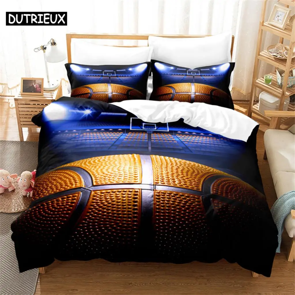3D Digital Printing Basketball Duvet Cover - Fashion Design
3D Digital Printing Basketball Duvet Cover - Fashion Design