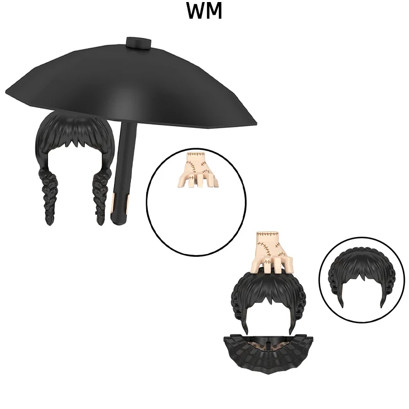 The Action Figures Umbrella Weapons Pants Hair Parts Model Blocks MOC Bricks Set Gifts Toys For Children WM2574 WM2575
The Action Figures Umbrella Weapons Pants Hair Parts Model Blocks MOC Bricks Set Gifts Toys For Children WM2574 WM2575