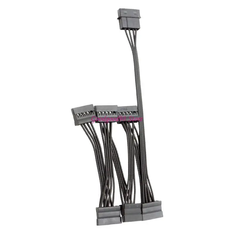 Portable 15Pin Male to Big 4Pin Female 15Pin Power Extension Cable 1 to 3/4/5/6 4Pin Power Cable for PC Desktop W8EC
Portable 15Pin Male to Big 4Pin Female 15Pin Power Extension Cable 1 to 3/4/5/6 4Pin Power Cable for PC Desktop W8EC