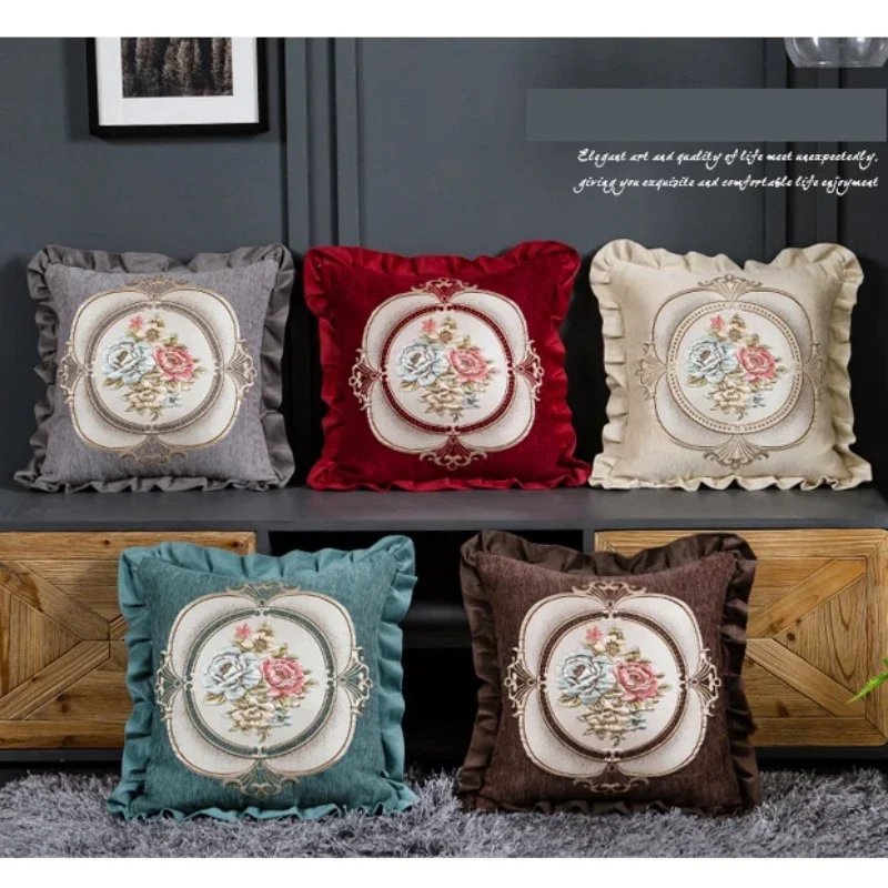 European style embroidered flowers Decorative Pillow Cover 48x48cm Throw Pillowcase Home Decor Cushion Cover for Sofa
European style embroidered flowers Decorative Pillow Cover 48x48cm Throw Pillowcase Home Decor Cushion Cover for Sofa