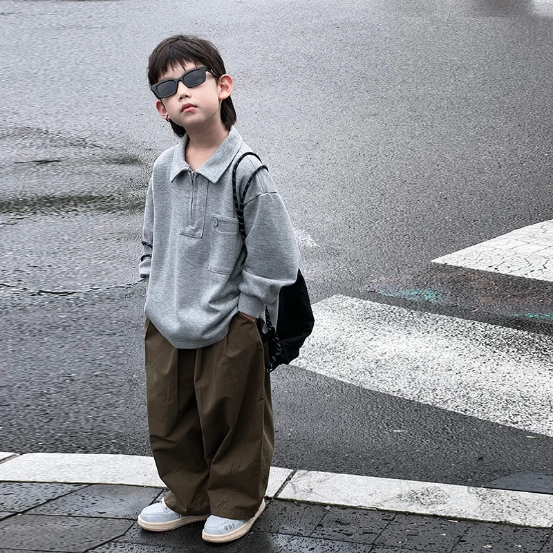 Children's sweater 2024 autumn new boys and girls casual sweater autumn Internet celebrity top
Children's sweater 2024 autumn new boys and girls casual sweater autumn Internet celebrity top