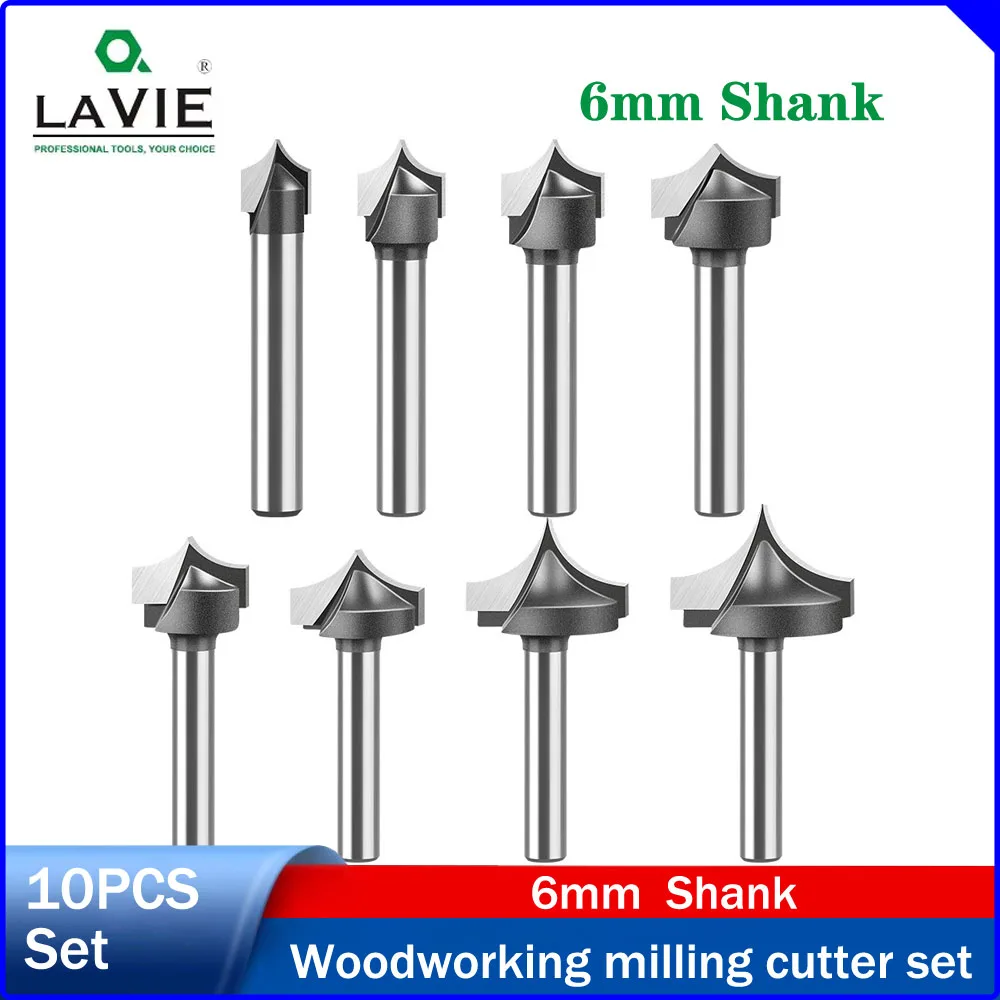 LAVIE 6mm Shank Pointed Nose Router Bit,Woodworking Fancy Profile Cutter,CNC Engraving Machine Tool,Door Panel Arc Carving Bit
LAVIE 6mm Shank Pointed Nose Router Bit,Woodworking Fancy Profile Cutter,CNC Engraving Machine Tool,Door Panel Arc Carving Bit