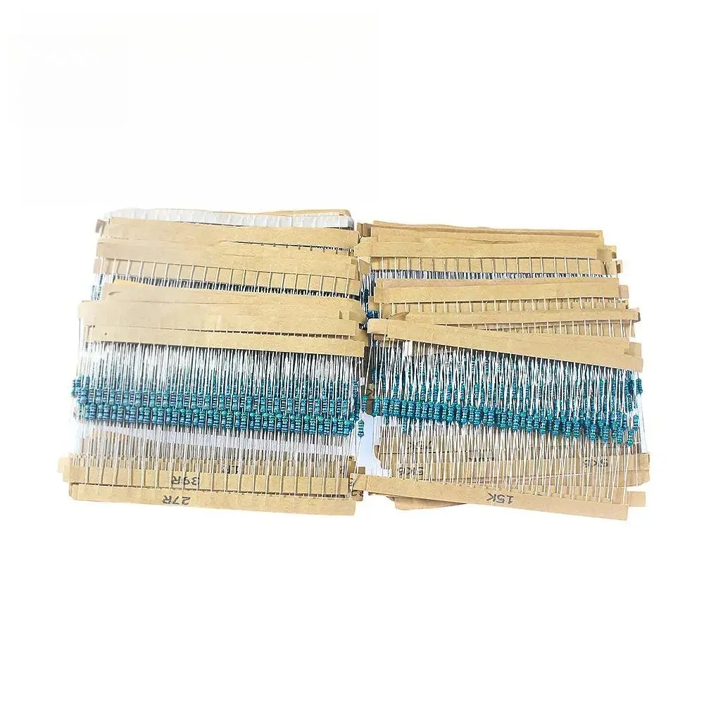 1500PCS 1/4W Metal Film Resistor Kit 1% Tolerance 75 Values 1Ω To 10MΩ Assorted Resistor Pack for Electronics DIY Projects 0.25W
1500PCS 1/4W Metal Film Resistor Kit 1% Tolerance 75 Values 1Ω To 10MΩ Assorted Resistor Pack for Electronics DIY Projects 0.25W