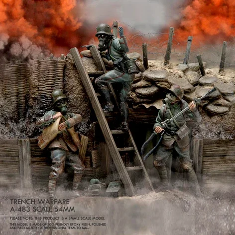 54MM Resin model kits DIY figure colorless and self-assembled (Include scene) A-483
54MM Resin model kits DIY figure colorless and self-assembled (Include scene) A-483