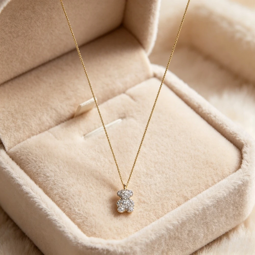 2026 New Product S925 Pure Silver Bear Necklace Women's Original Fashion Boutique Accessories Gift 211562000
2026 New Product S925 Pure Silver Bear Necklace Women's Original Fashion Boutique Accessories Gift 211562000