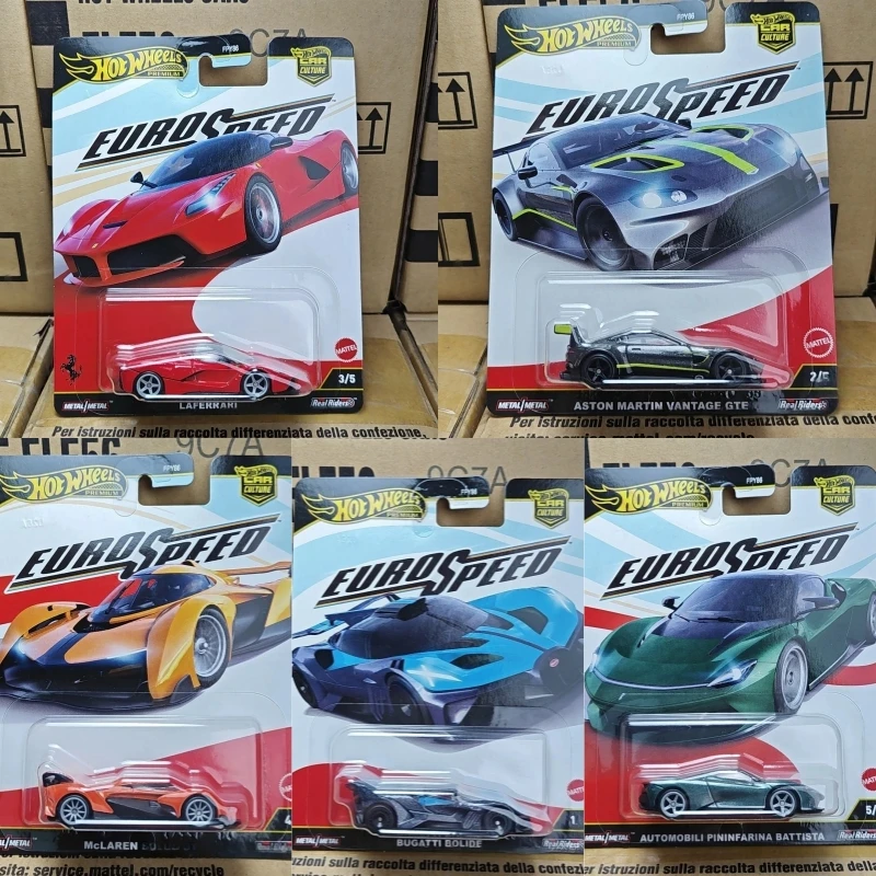 Genuine Hot Wheels FPY86 Car Model Car Culture Ferrari Bugatti Aston Martin Eurospeed Set 1/64 Die-Cast Model Collectible Toys
Genuine Hot Wheels FPY86 Car Model Car Culture Ferrari Bugatti Aston Martin Eurospeed Set 1/64 Die-Cast Model Collectible Toys