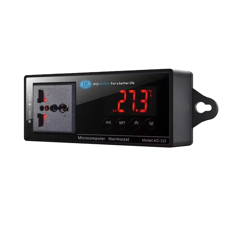 Oq AC-112 Electronic Thermostat for Aquarium Reptile Pet Seafood Refrigerator Made of Durable Plastic
Oq AC-112 Electronic Thermostat for Aquarium Reptile Pet Seafood Refrigerator Made of Durable Plastic