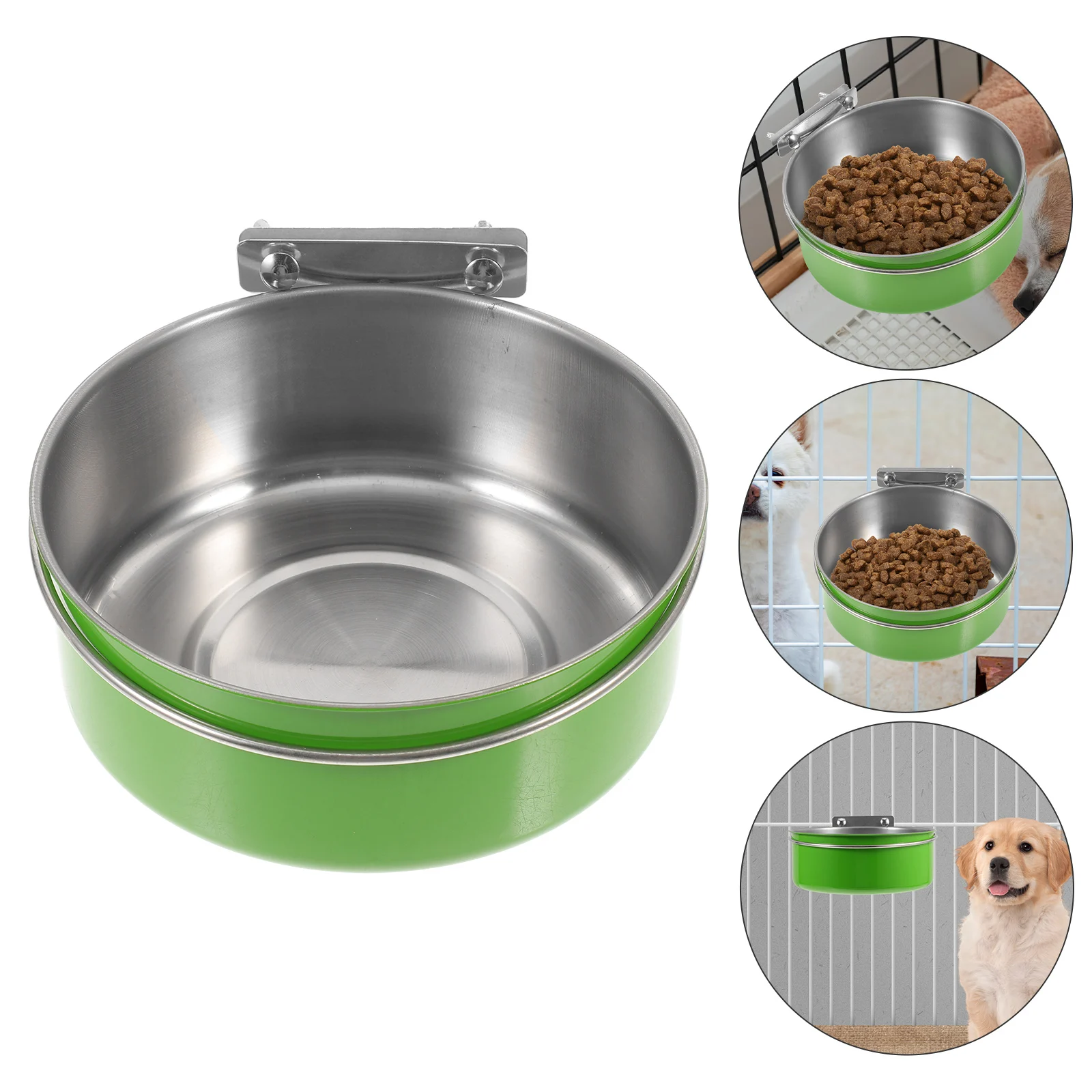 Elevated Dog Stainless Steel Pet Feeding Water For Cage Hanging Anti-Overturn Reusable Cat Puppy Food Container Portable Dog
Elevated Dog Stainless Steel Pet Feeding Water For Cage Hanging Anti-Overturn Reusable Cat Puppy Food Container Portable Dog