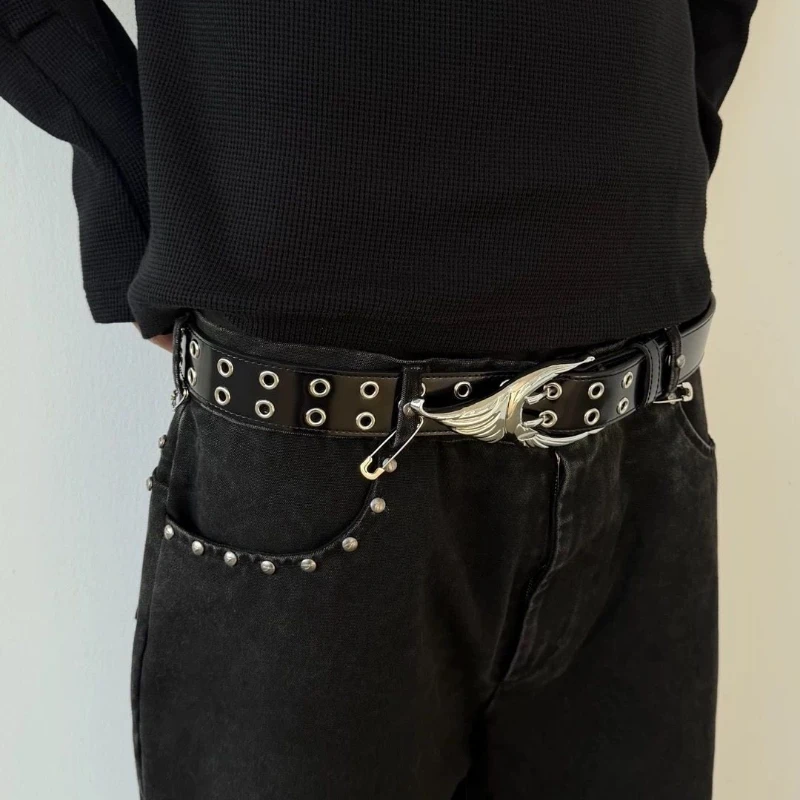 Punk Retro Trend Cool Men's Belt Spicy Girl American Hollow Metal Belt Shopping Street Club Hip-hop Belt
Punk Retro Trend Cool Men's Belt Spicy Girl American Hollow Metal Belt Shopping Street Club Hip-hop Belt
