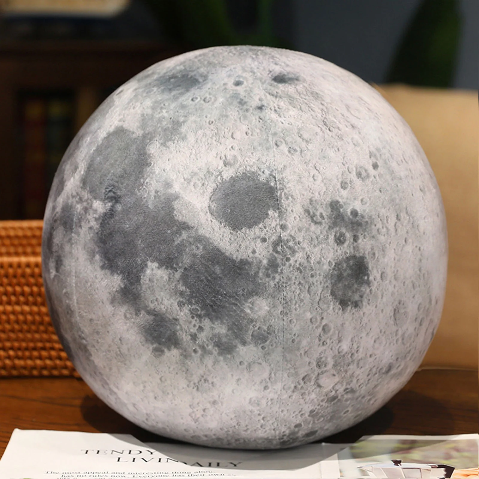 Soft Simulated Moon Plush Pillow Cosmic Planet Science Education Props Party Decorations Cushion naments
Soft Simulated Moon Plush Pillow Cosmic Planet Science Education Props Party Decorations Cushion naments