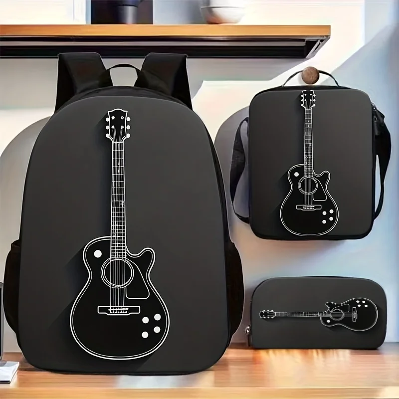 Violin Print Unisex Backpack 3pcs Set - Includes Sling Bag and Pencil Case, Lightweight Travel Backpack, Work Backpack, Laptop C
Violin Print Unisex Backpack 3pcs Set - Includes Sling Bag and Pencil Case, Lightweight Travel Backpack, Work Backpack, Laptop C