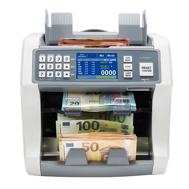 HL-S200 money printing machine bill counter machine money counting machine fake money detector with UV MG IR CIS
HL-S200 money printing machine bill counter machine money counting machine fake money detector with UV MG IR CIS