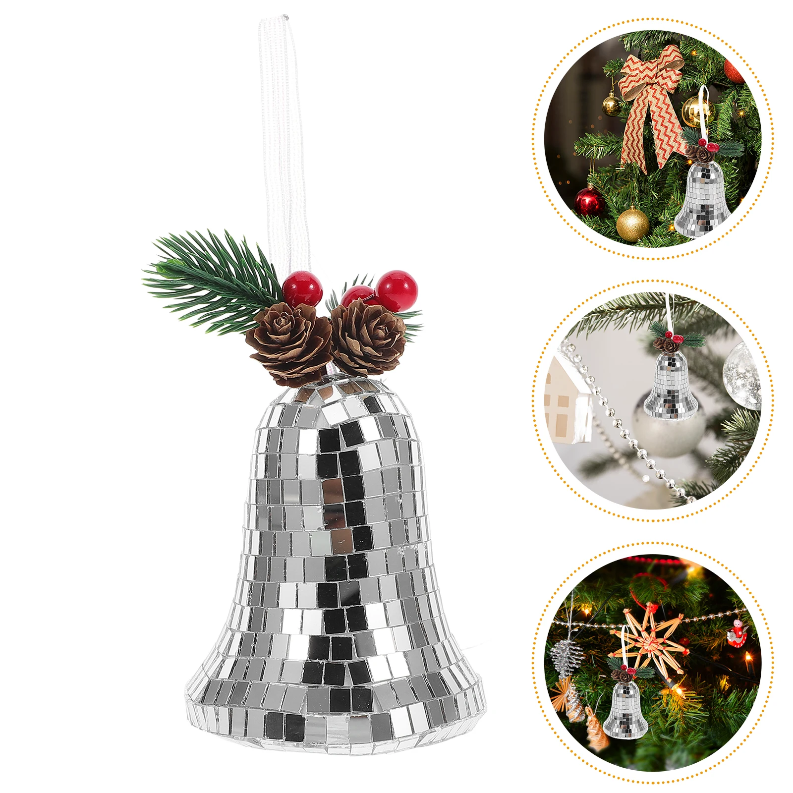 Disco Bell Ornament Christmas Hanging Mirror Bell Party Decoration Hanging Disco Bells Reflective Decor Mirror Bells
Disco Bell Ornament Christmas Hanging Mirror Bell Party Decoration Hanging Disco Bells Reflective Decor Mirror Bells