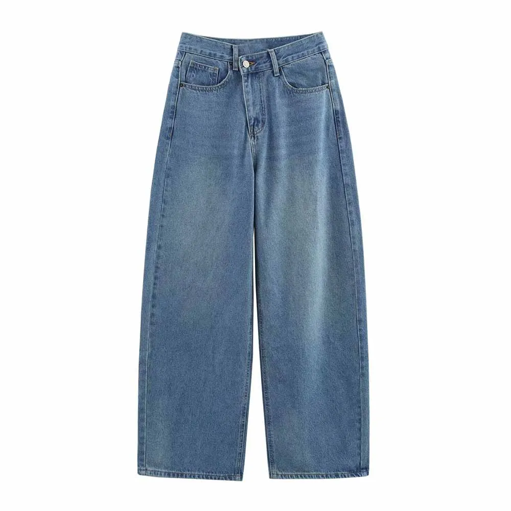 Women's 2025 new chic fashion loose side pocket casual versatile mid rise jeans retro side pocket zipper women's denim pants
Women's 2025 new chic fashion loose side pocket casual versatile mid rise jeans retro side pocket zipper women's denim pants