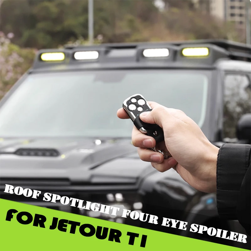 Car Roof Spotlight Four Eye Spoiler Fit for Jetour Shanhai T1 2024 2025 Modified Car Luggage Rack Frame Searchlight Accessories
Car Roof Spotlight Four Eye Spoiler Fit for Jetour Shanhai T1 2024 2025 Modified Car Luggage Rack Frame Searchlight Accessories