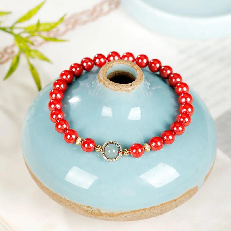 Natural Imperial Sand Bracelet with Blue Water Jade Beads for Women Lucky Charm Jewelry for Girlfriend Gifts
Natural Imperial Sand Bracelet with Blue Water Jade Beads for Women Lucky Charm Jewelry for Girlfriend Gifts