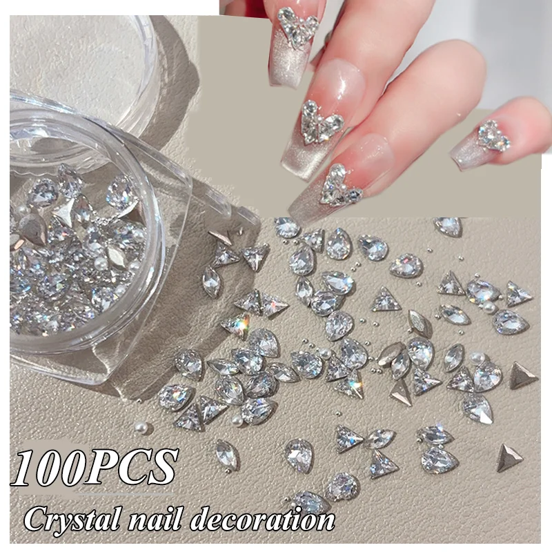 100PCS 3D Mini Zircon Nail Art Rhinestone Crystal Diamond Accessories for Glitter Manicure Supplies Material Nails Decoration
100PCS 3D Mini Zircon Nail Art Rhinestone Crystal Diamond Accessories for Glitter Manicure Supplies Material Nails Decoration
