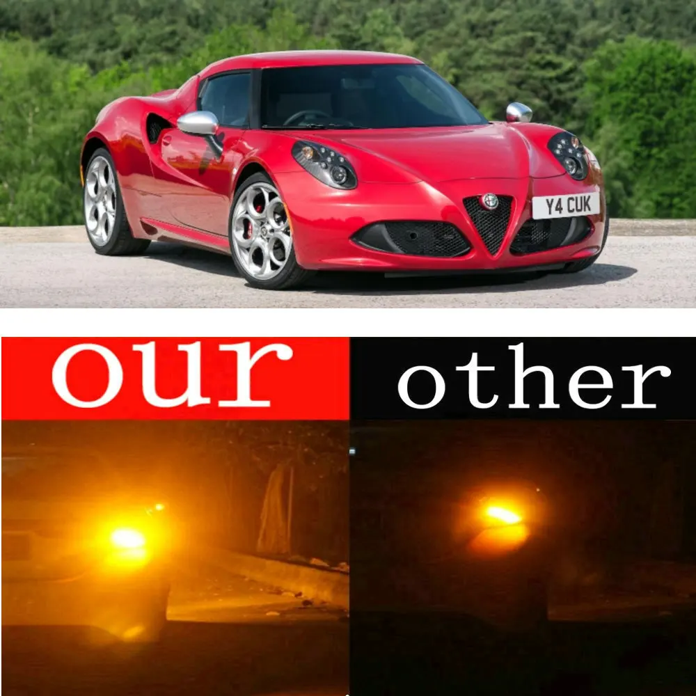 Для ALFA ROMEO 4C 960 Coupe 1.8 TBi 2013-2020 передний и задний указатель поворота автомобильные товары автомобильные аксессуары Canbus 2 шт.
Для ALFA ROMEO 4C 960 Coupe 1.8 TBi 2013-2020 передний и задний указатель поворота автомобильные товары автомобильные аксессуары Canbus 2 шт.