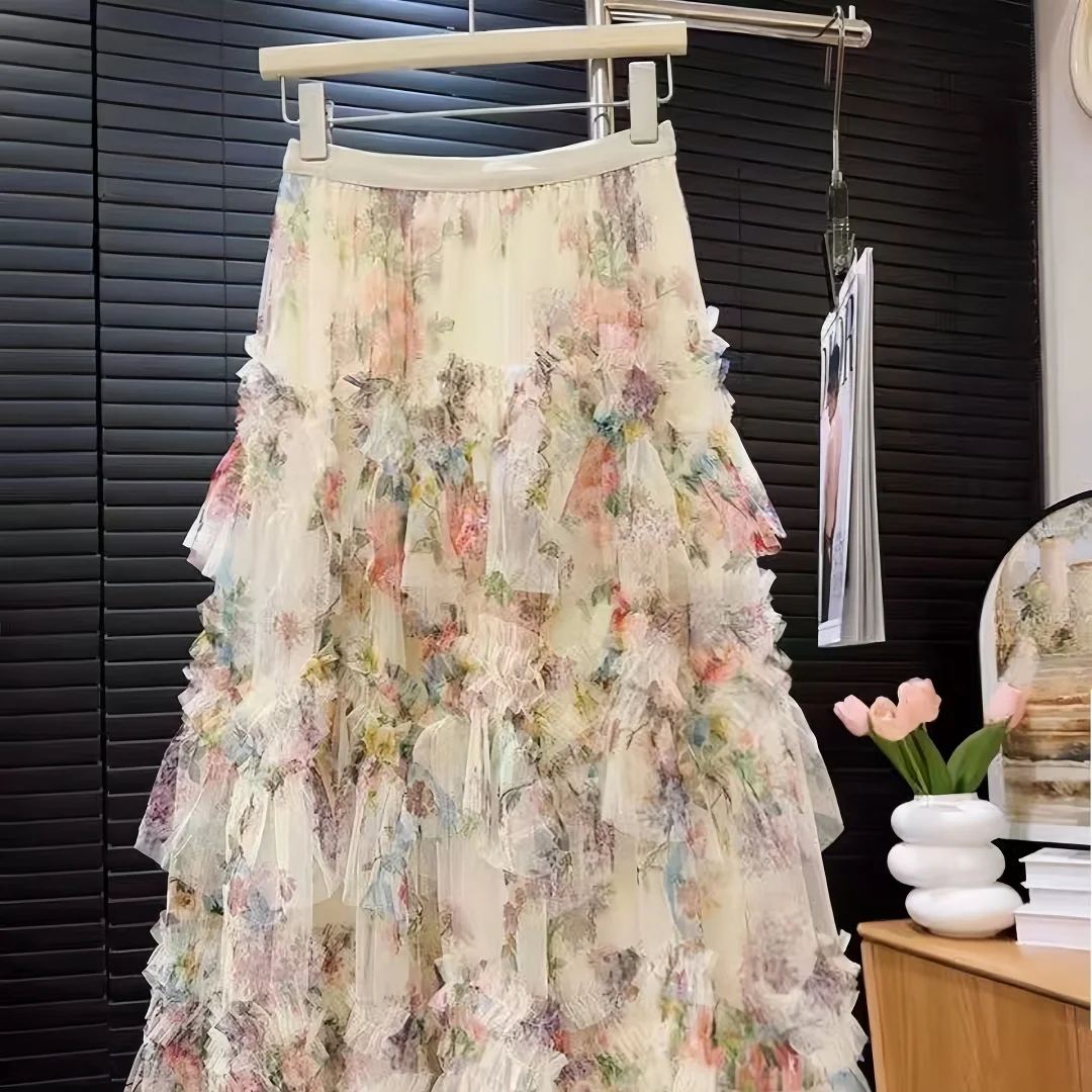 Heavy Work Me Print Skirt Women's f-length Puffy Long Dr Ciwalk Cleanfit mid Waist Lace Polyester Fiber Gored Skirt
Heavy Work Me Print Skirt Women's f-length Puffy Long Dr Ciwalk Cleanfit mid Waist Lace Polyester Fiber Gored Skirt