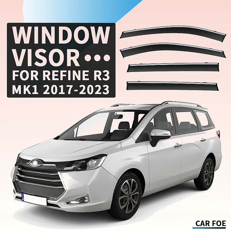 For JAC Refine R3 2017+ Car Window Visor Rain Sun Shade Windshield Side Deflector Auto Accessories
For JAC Refine R3 2017+ Car Window Visor Rain Sun Shade Windshield Side Deflector Auto Accessories
