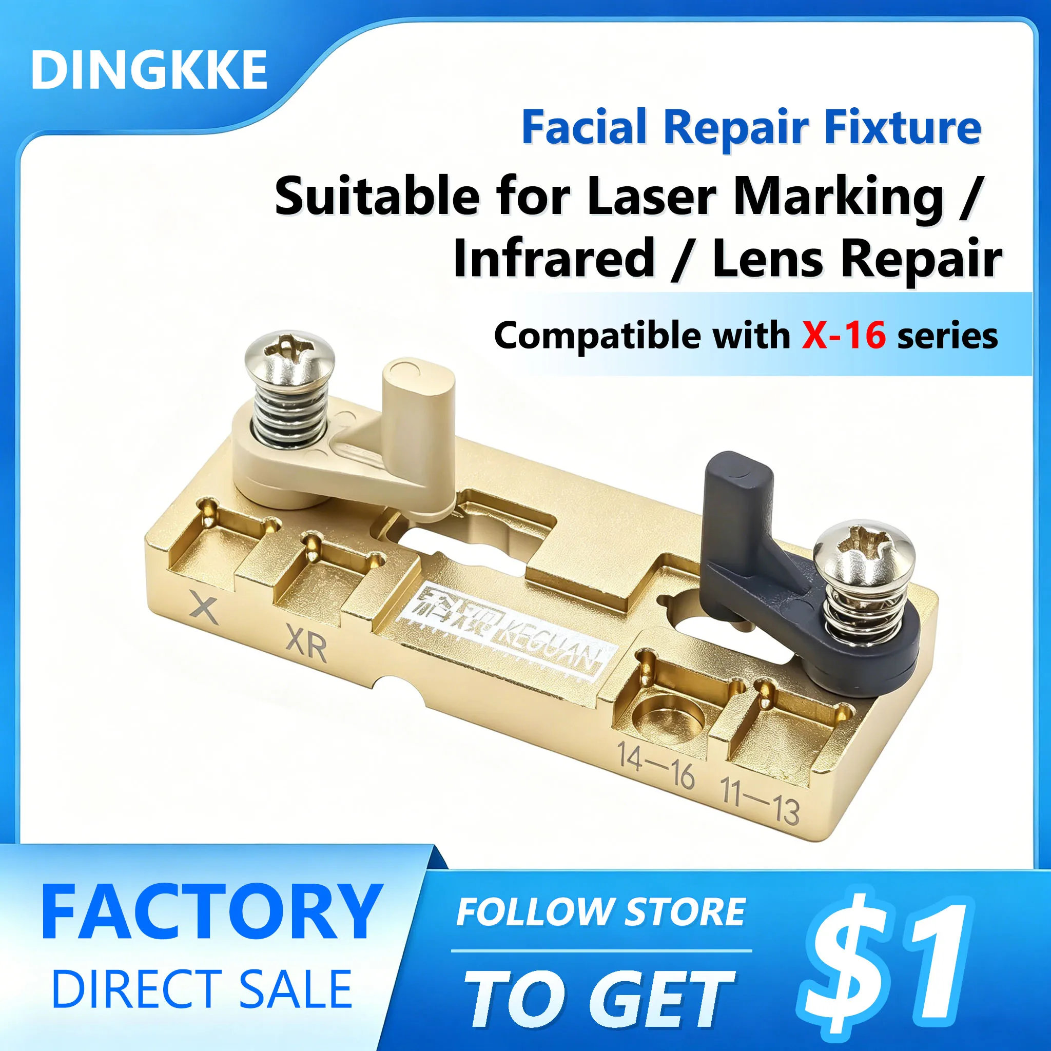 Anti-scratch Fixed Face ID Dot Matrix Repair Fixture Smartphone Repair Jig for iPhone X to 16
Anti-scratch Fixed Face ID Dot Matrix Repair Fixture Smartphone Repair Jig for iPhone X to 16