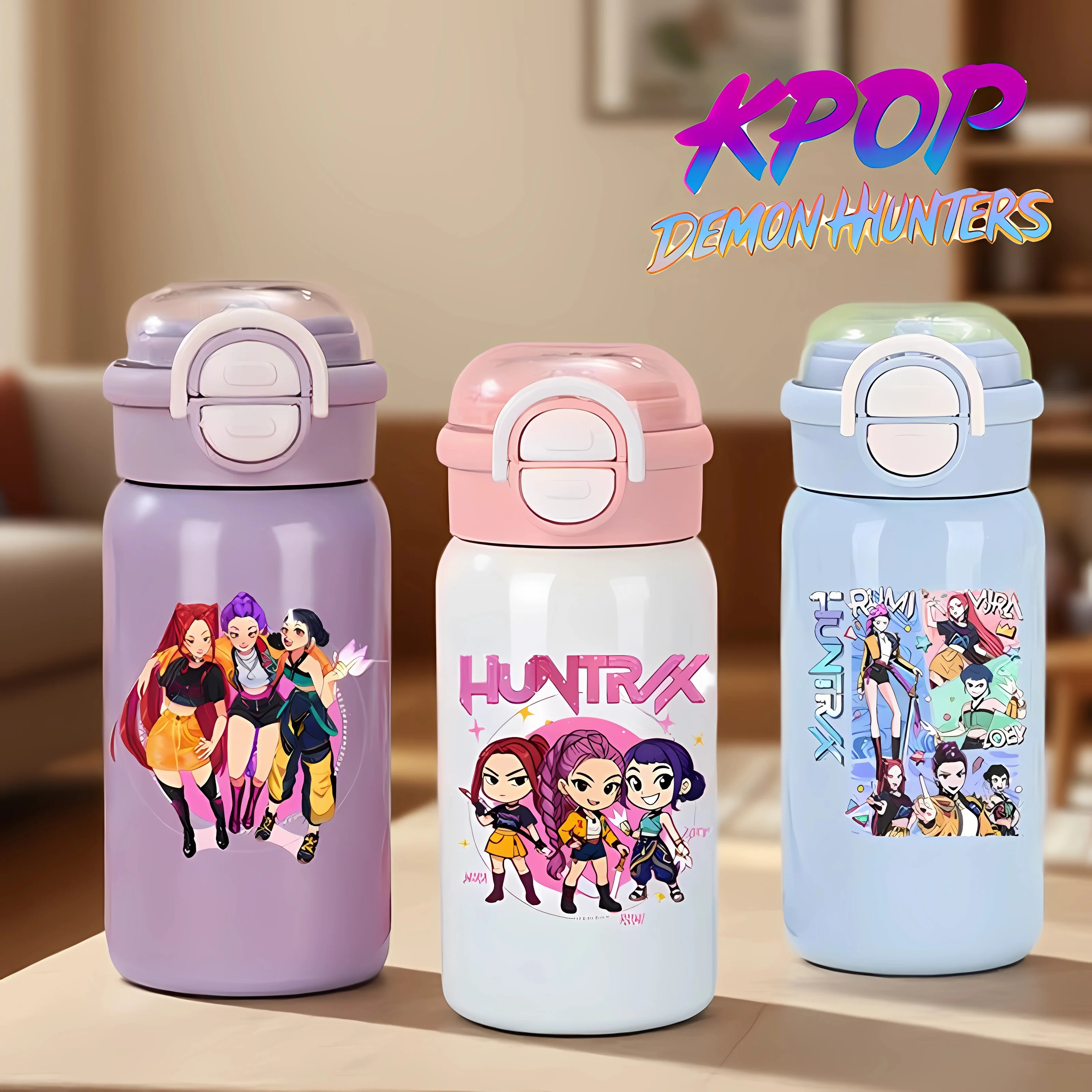 KPop Demon Hunters 500ml Stainless Steel Insulated Cup Cool Girls Water Bottle Portable Travel Cup Fashion Water Bottle Gifts
KPop Demon Hunters 500ml Stainless Steel Insulated Cup Cool Girls Water Bottle Portable Travel Cup Fashion Water Bottle Gifts