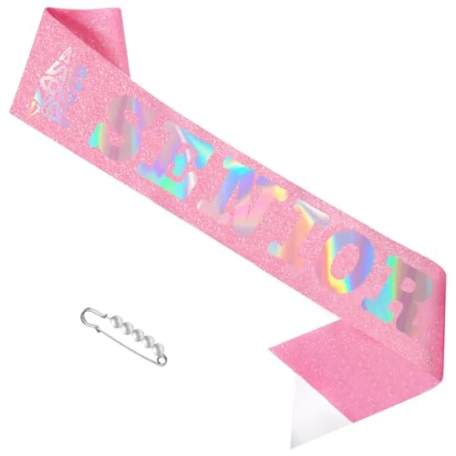 Class of 2026 Senior Sash Pink Soft Sparkle Fabric with Foil Letters for Graduation Party Cheerleader Final Graduation Decor Cl
Class of 2026 Senior Sash Pink Soft Sparkle Fabric with Foil Letters for Graduation Party Cheerleader Final Graduation Decor Cl