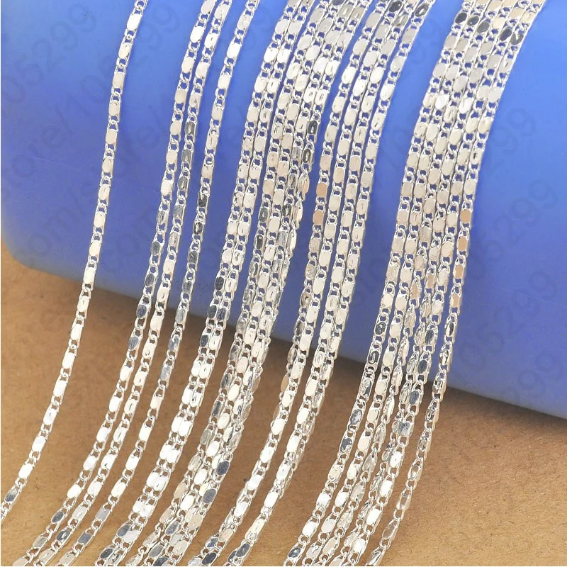 Hot Sale Wholesale 10PCS 16''-30'' 925 Sterling Silver S Necklace Chain With Lobster Clasps For Pendant DIY Accessories
Hot Sale Wholesale 10PCS 16''-30'' 925 Sterling Silver S Necklace Chain With Lobster Clasps For Pendant DIY Accessories