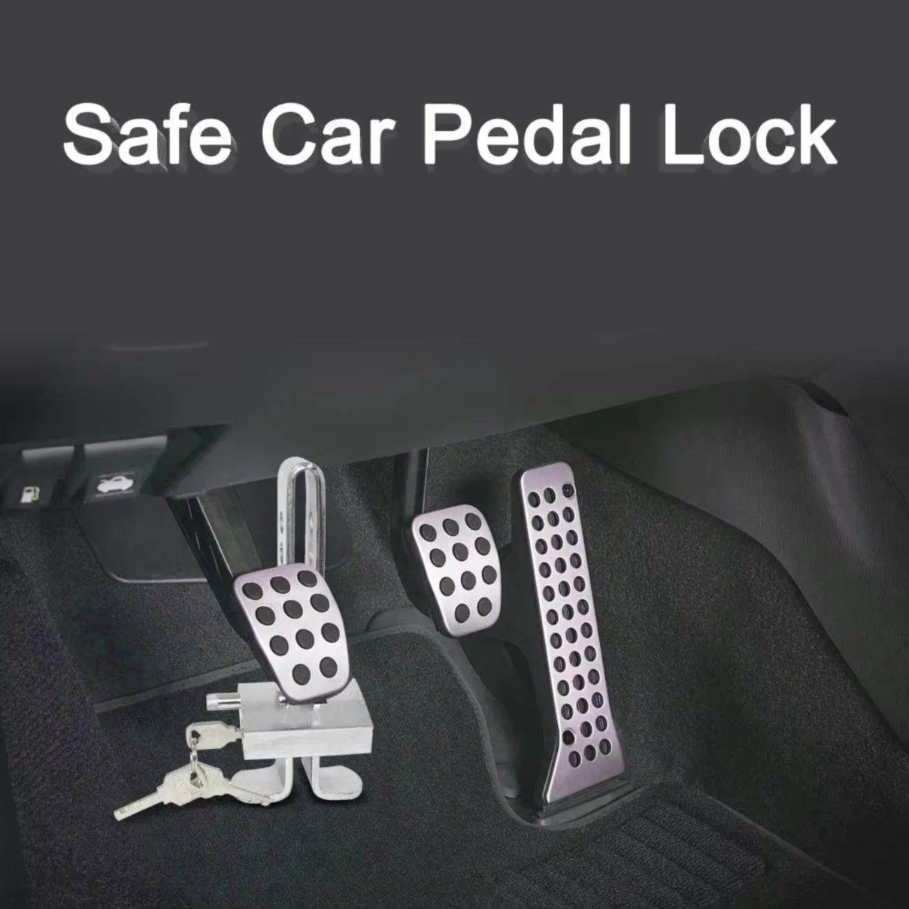 Universal Auto Universal Anti-Theft Tool Throttle Security Car Steering Wheel Brake Pedal Lock Car Accessories Steel Stainless
Universal Auto Universal Anti-Theft Tool Throttle Security Car Steering Wheel Brake Pedal Lock Car Accessories Steel Stainless