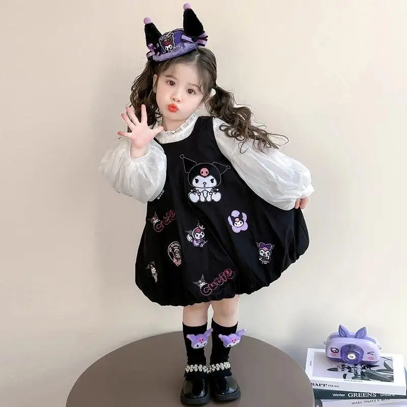 Sanrio Dress 2Pcs Kuromi New Style Cartoon Print Autumn Style Children Fashionable Baby Girl Spring Clothes Trendy Puffy Skirt
Sanrio Dress 2Pcs Kuromi New Style Cartoon Print Autumn Style Children Fashionable Baby Girl Spring Clothes Trendy Puffy Skirt