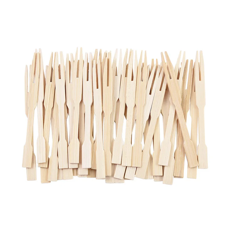 100pc Bamboo Food Fork Fruit Salad Snack Dessert Disposable Wooden Fork Cocktail Set Party Home Household Decor Tableware Supply
100pc Bamboo Food Fork Fruit Salad Snack Dessert Disposable Wooden Fork Cocktail Set Party Home Household Decor Tableware Supply