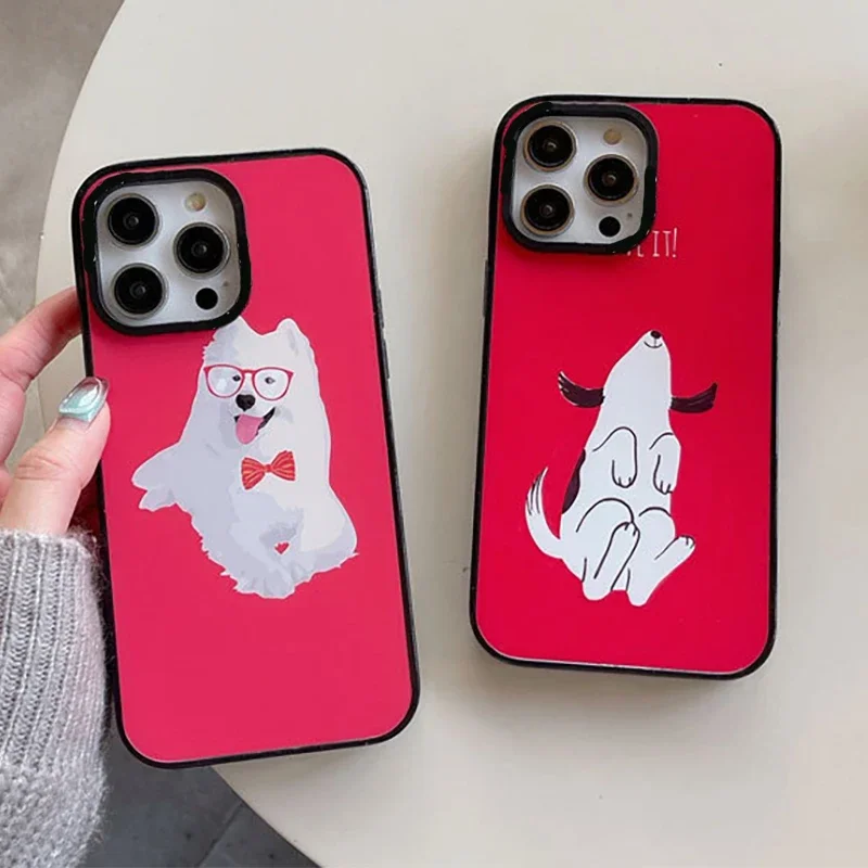 Upgrade Acrylic Border White Dog Red Phone Case Cover for IPhone 11 12 13 14 15 Pro Max Case for IPhone 15 Pro Max
Upgrade Acrylic Border White Dog Red Phone Case Cover for IPhone 11 12 13 14 15 Pro Max Case for IPhone 15 Pro Max