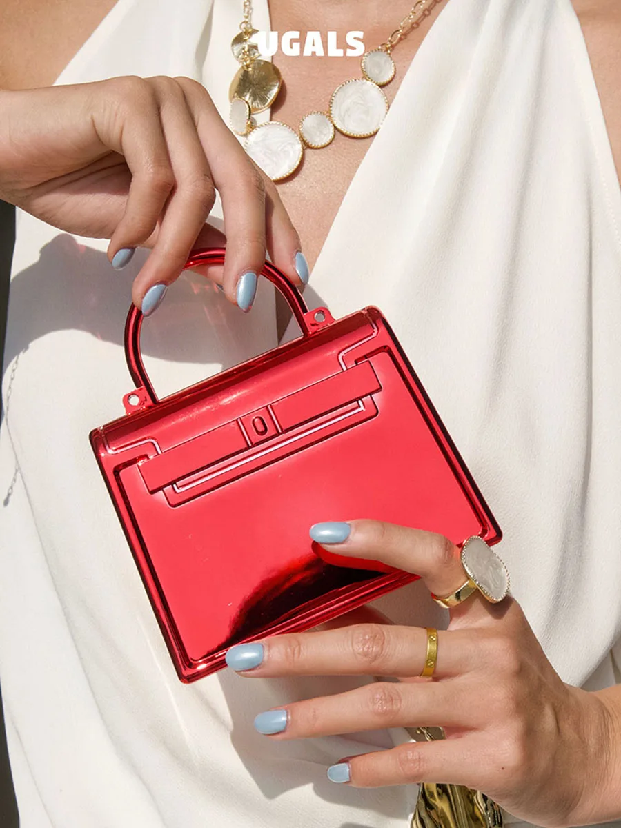 UGALS2026 Spring Summer Platinum Acrylic Square Handbag Party Crossbody Bag Women Casual Simple Style Magnetic Buckle
UGALS2026 Spring Summer Platinum Acrylic Square Handbag Party Crossbody Bag Women Casual Simple Style Magnetic Buckle