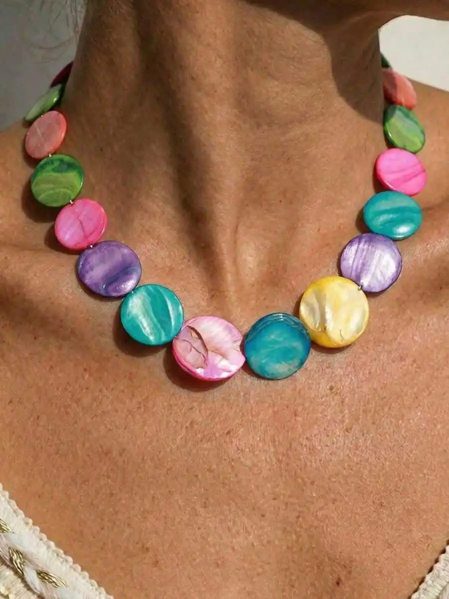 Bohemian Style Summer Beach Shell Necklace For Women Casual Party Accessory
Bohemian Style Summer Beach Shell Necklace For Women Casual Party Accessory