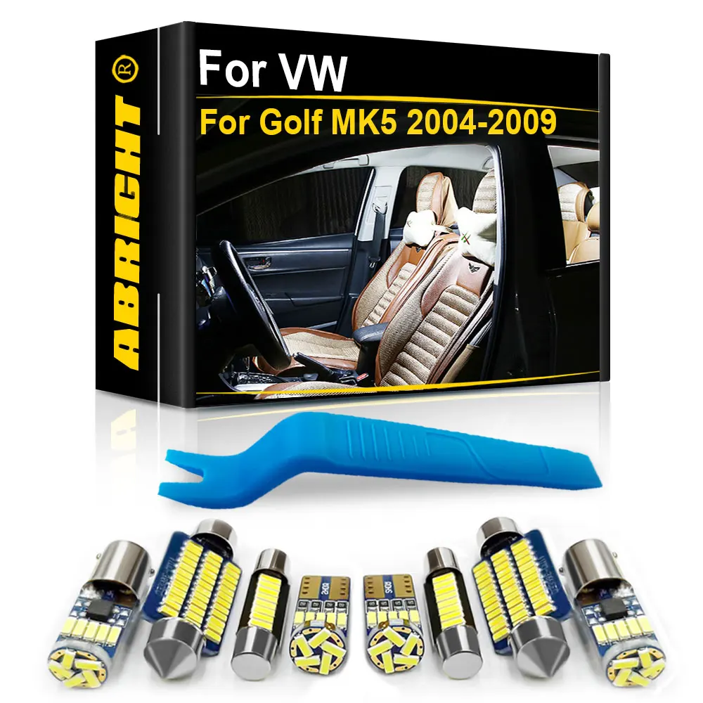 ABRIGHT 10Pcs Complete LED Interior Dome Foot Plate Light Kit For VW Volkswagen Golf MK5 5 V GTI 2004 2005 2006 2007 2008 2009
ABRIGHT 10Pcs Complete LED Interior Dome Foot Plate Light Kit For VW Volkswagen Golf MK5 5 V GTI 2004 2005 2006 2007 2008 2009